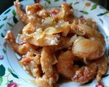 Foto langkah ke 4 dari resep Udang Saus Lemon.