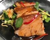 A picture of step 5 of Roasted charsui pork belly with asian slaw.