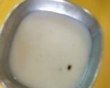 A picture of step 1 of Bread dhokla.