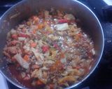 A picture of step 4 of Cabbage roll stew.