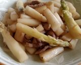 肉絲蘆筍-食在簡單的食譜步驟3照片