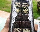 22. Fudgy Brownies... shiny..nyoklat banget. langkah memasak 10 foto