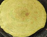 A picture of step 2 of Green moong dosa.