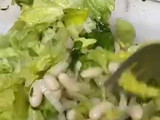 Ensalada de porotos y verduras