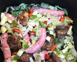 Foto del paso 2 de la receta: Cuscús con verduras y carnes en Airfryer Cosori