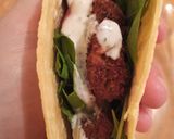A picture of step 5 of Baked Falafel and Basic Yogurt Sauce (BLW).