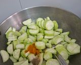 A picture of step 2 of Turai Ki Sabji/ Simple Tori Ki Sabji without Masala.