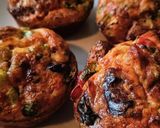 A picture of step 6 of Breakfast Egg Muffins.