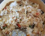 A picture of step 2 of Achari Mango Rice.