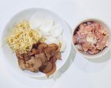 รูปขั้นตอนการทำที่ 1 ของ ผัดขิงใส่ไก่