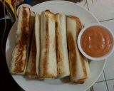 Foto langkah ke 6 dari resep roti gulung sosis keju.