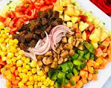 A picture of step 5 of Tropical beef salad.