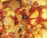 A picture of step 5 of Gobhi Aloo sabzi.