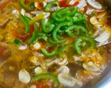 A picture of step 4 of Veg. Thukpa.