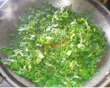 A picture of step 4 of Methi Sabzi with Roasted Peanuts.