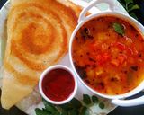 बटर मसाला डोसा विथ साम्बर (Butter masala dosa with samber recipe in hindi) रेसिपी चरण 11 फोटो