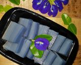 Foto langkah ke 12 dari resep 61. KUE LAPIS SAGU/TAPIOKA (Pakai Bunga Telang).