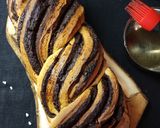 Foto langkah ke 7 dari resep Roti Babka isi Cokelat dan Kacang.