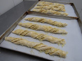 Palitos de hojaldre de queso