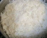 A picture of step 1 of Dum Mix veg Biryani in curry Leaves.