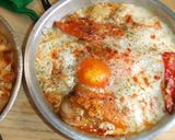 Foto del paso 6 de la receta Sartencillas de patatas, huevos, chorizo y pimientos al horno