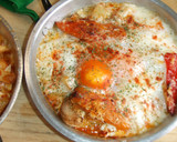Foto del paso 6 de la receta: Sartencillas de patatas, huevos, chorizo y pimientos al horno