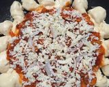 Foto langkah ke 6 dari resep Pizza Cheesy Bites (gampang, enak, lembut).