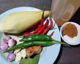 Foto langkah ke 1 dari resep Tumis Jantung Pisang.