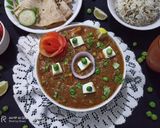 A picture of step 8 of Shahi Matar Paneer Masala.