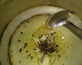 A picture of step 2 of Khichri with chutney.