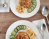 Foto langkah ke 9 dari resep Nasi goreng bacon spesial(nonhalal).