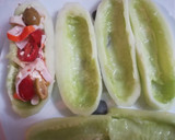 Foto del paso 2 de la receta: Barcos de pepino marineros