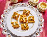 A picture of step 4 of Peanut Chikki.