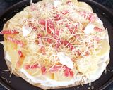 Une image de l'étape 2 de Pizza 🍕 wrap savoyarde au munster #août ou raclette.