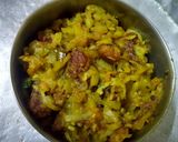 A picture of step 5 of Lauki ki sabji.