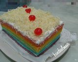 Foto langkah ke 5 dari resep Rainbow Cake Panggang Ny.Liem.