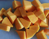 Foto del paso 1 de la receta: Crema de calabaza y zanahoria