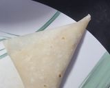 A picture of step 3 of Enchilada Cheese Samosa 😋.