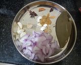 A picture of step 2 of Methi pulao.