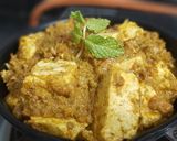A picture of step 5 of Paneer Pudina.