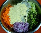 A picture of step 3 of Paneer lauki kebab.