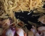 Foto del paso 10 de la receta: Fideuà de pulpo verduritas, garbanzos y hierbabuena, facilísima!