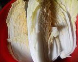Hình bước làm 1 của món Kim chi cải thảo