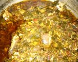 A picture of step 3 of Vegetable soup with semo.