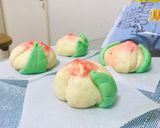 Hình bước làm 14 của món Bánh bao đào tiên nhân pizza