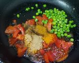 A picture of step 2 of Turnip and Potato Curry with Green Peas.