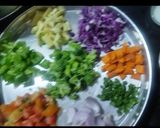 A picture of step 3 of Tawa Bhaji.