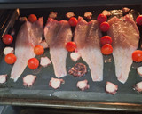 Foto del paso 3 de la receta: Lubina con cherries y pulpo