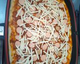 Foto langkah ke 3 dari resep Pizza Sosis Teflon (Happycall Pan).