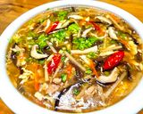 A picture of step 2 of Hot and Sour Soup.